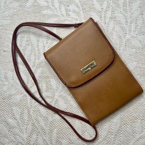 Vintage Adrienne Picard Brown/Tan Handbag Wallet